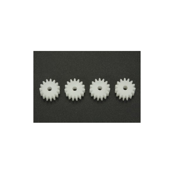 SCALEAUTO SC-1015 PIÑÓN 15 DIENTES M50 NYLON (4 UNIDADES)