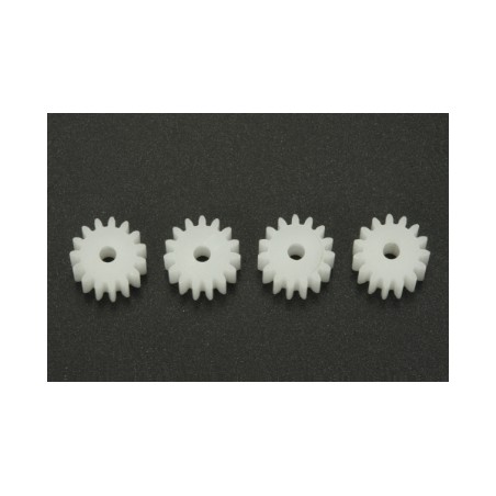 SCALEAUTO SC-1015 PIÑÓN 15 DIENTES M50 NYLON (4 UNIDADES)
