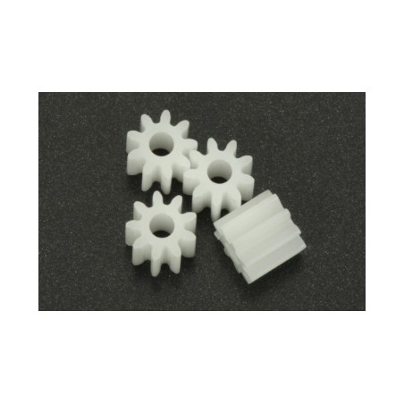 SCALEAUTO SC-1009 PIÑÓN 9 DIENTES M50 NYLON (4 UNIDADES)