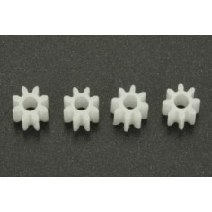 SCALEAUTO SC-1008 PIÑÓN 8 DIENTES M50 NYLON (4 UNIDADES)