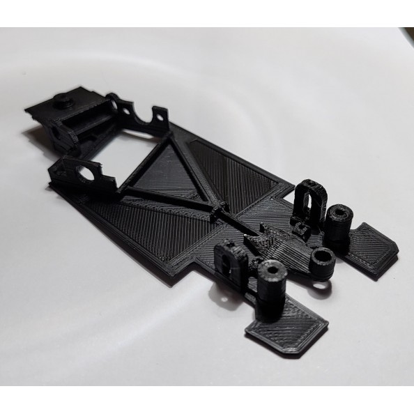 Royal Slot RYS-002 Chasis 3d angular Ferrari 308 GTB Avant Slot