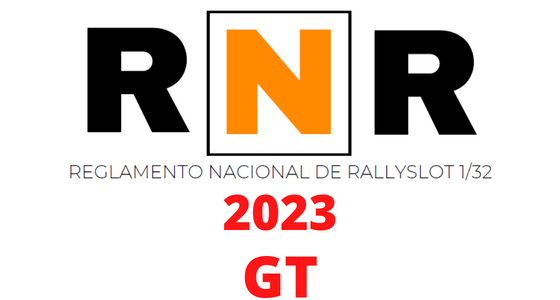 Categoría GT - 2023 Reglamento RNR