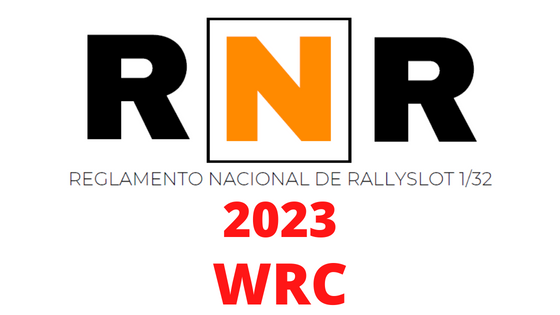Categoría WRC - 2023 Reglamento RNR